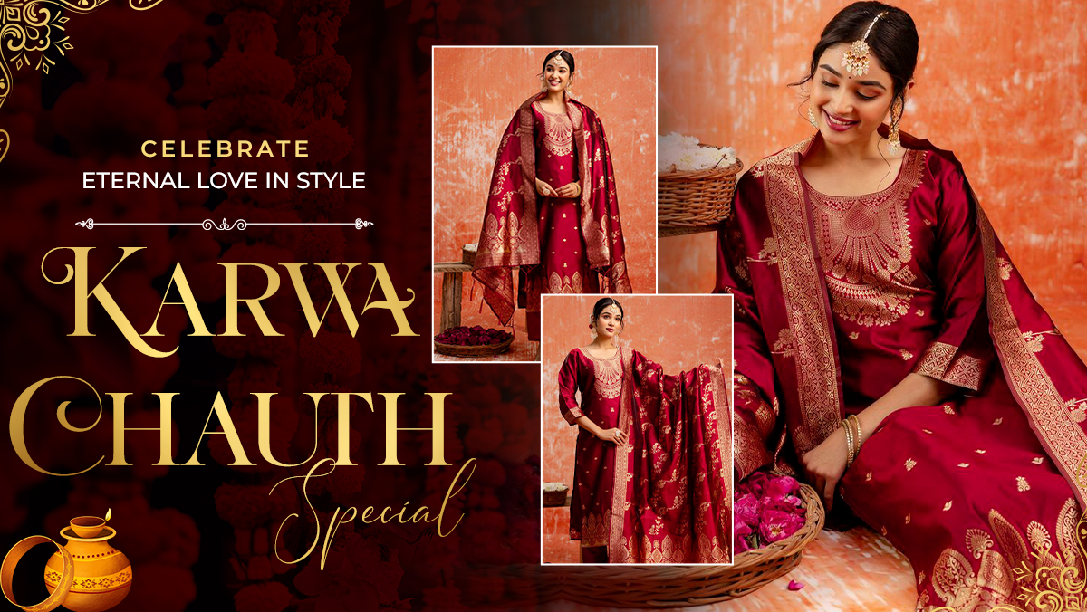 Buy Wholesale Karwa Chauth Special Suits in Delhi – Festive Collection by Balwom Textile